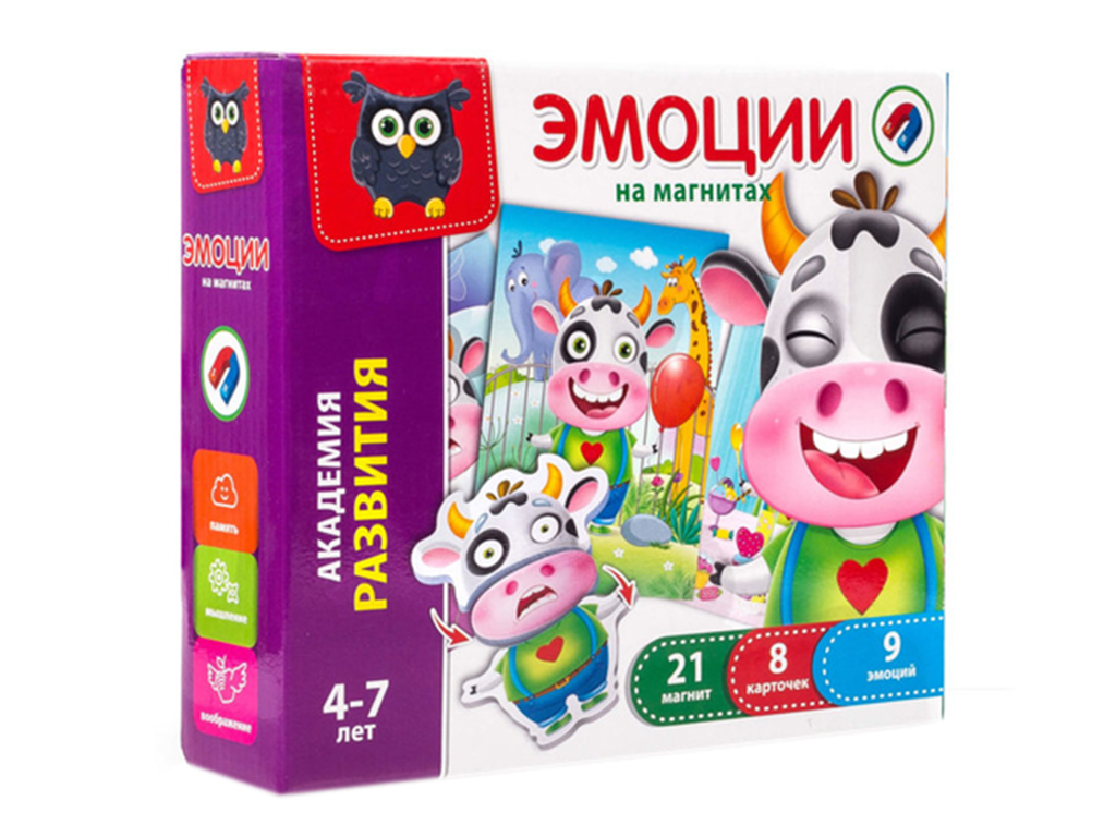 Купить Магнитная игра Эмоции. Vladi Toys VT5422-01 недорого