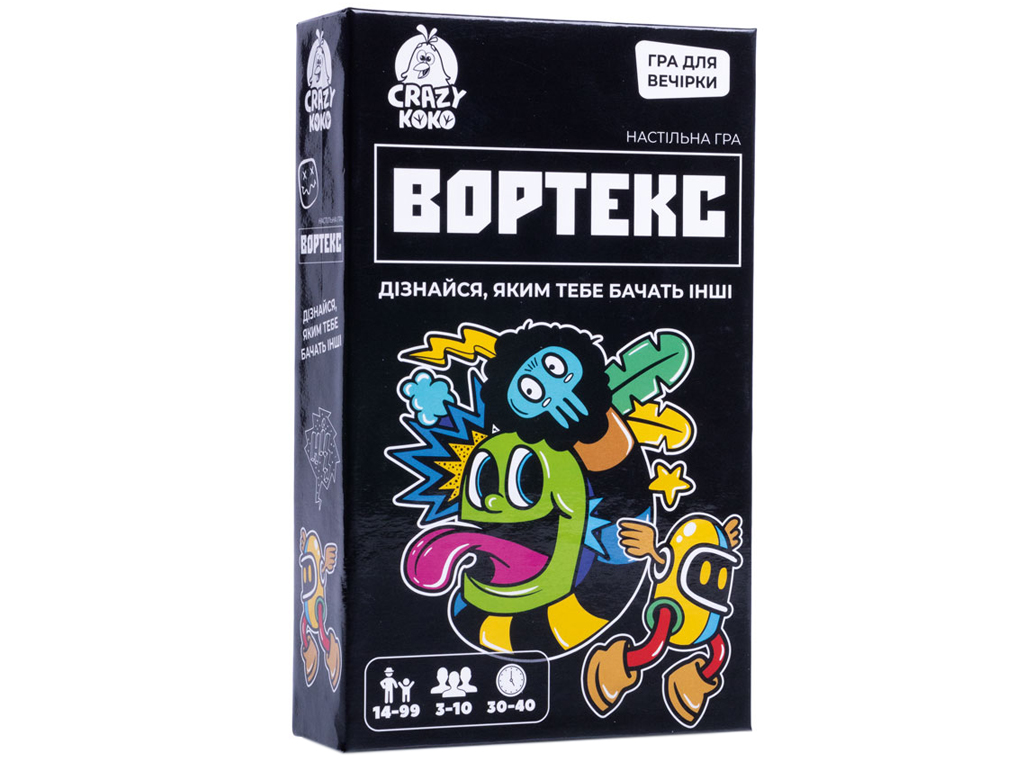 Игра настольная развлекательная Вортекс, вопросы и голосование, Vladi Toys