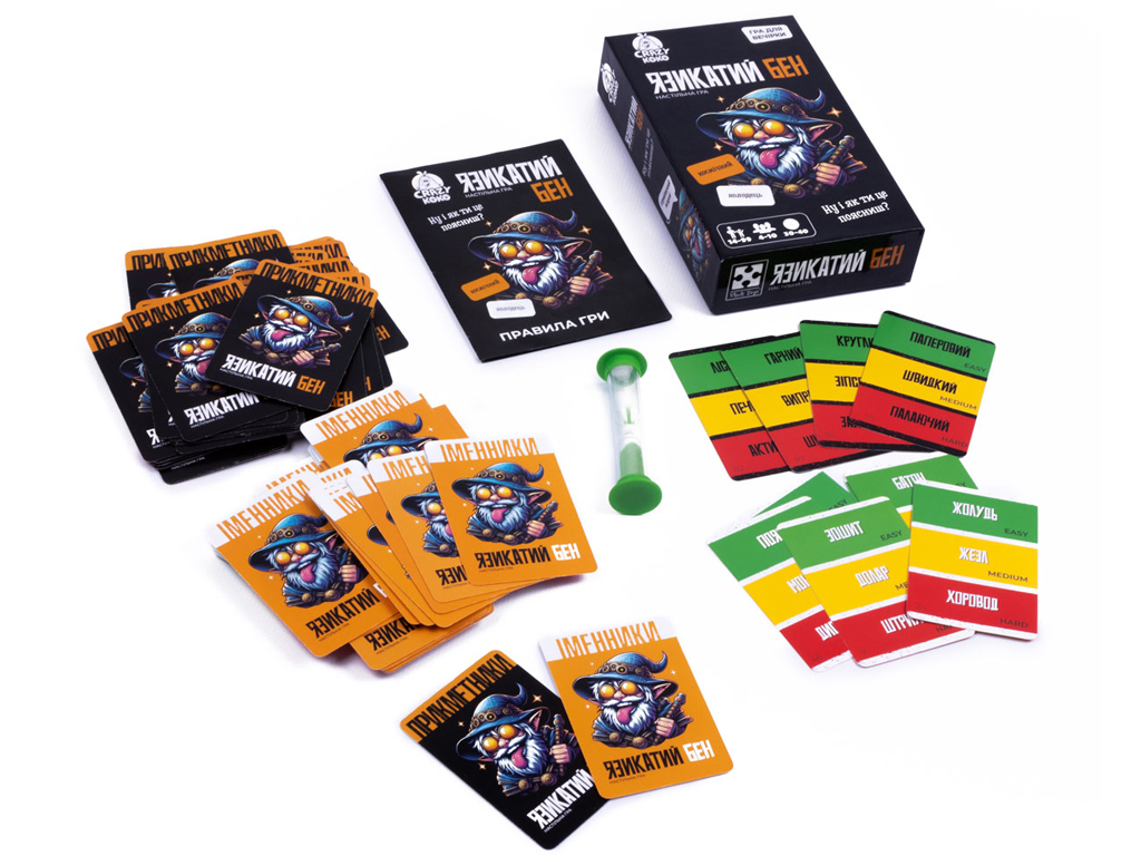 Игра настольная развлекательная, Языковой Бен, Vladi Toys