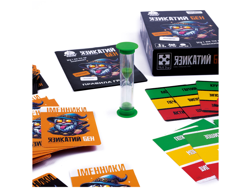 Игра настольная развлекательная, Языковой Бен, Vladi Toys