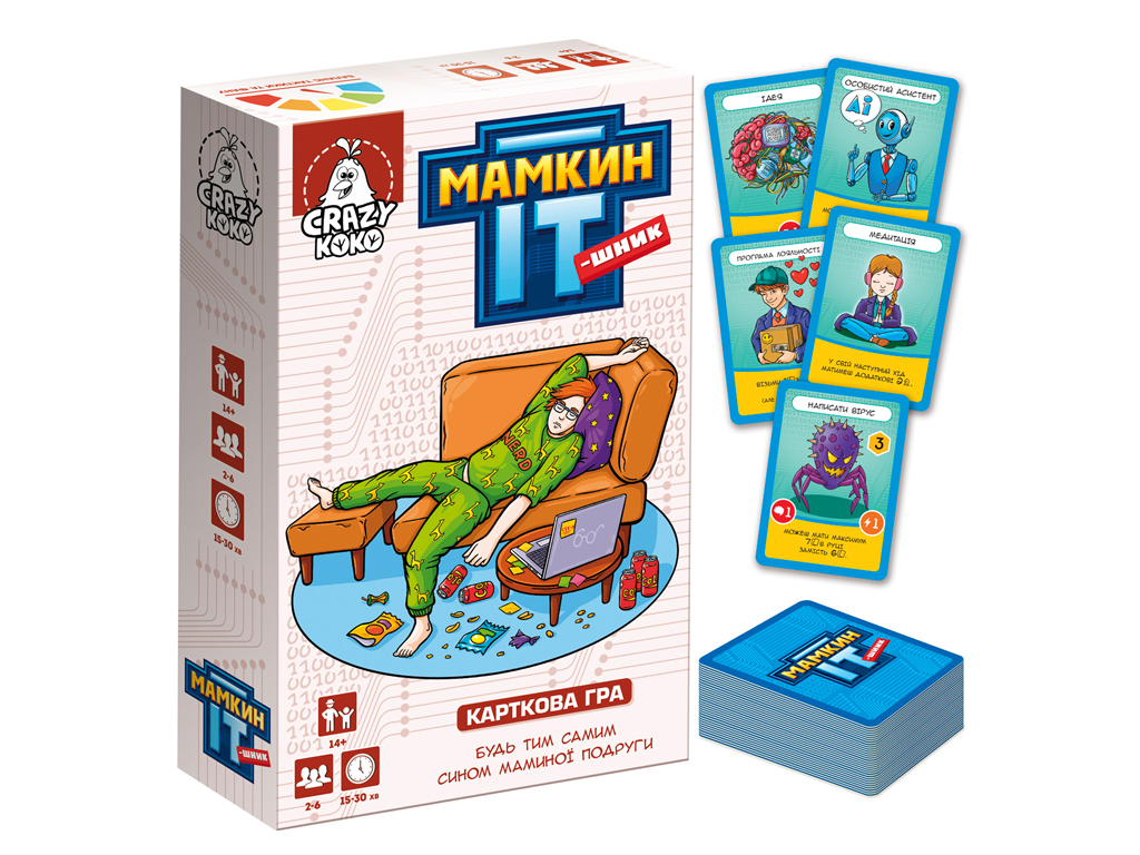 Игра настольная развлекательная. "Мамкин IT-шник", VT5903-05, карточки, Vladi Toys