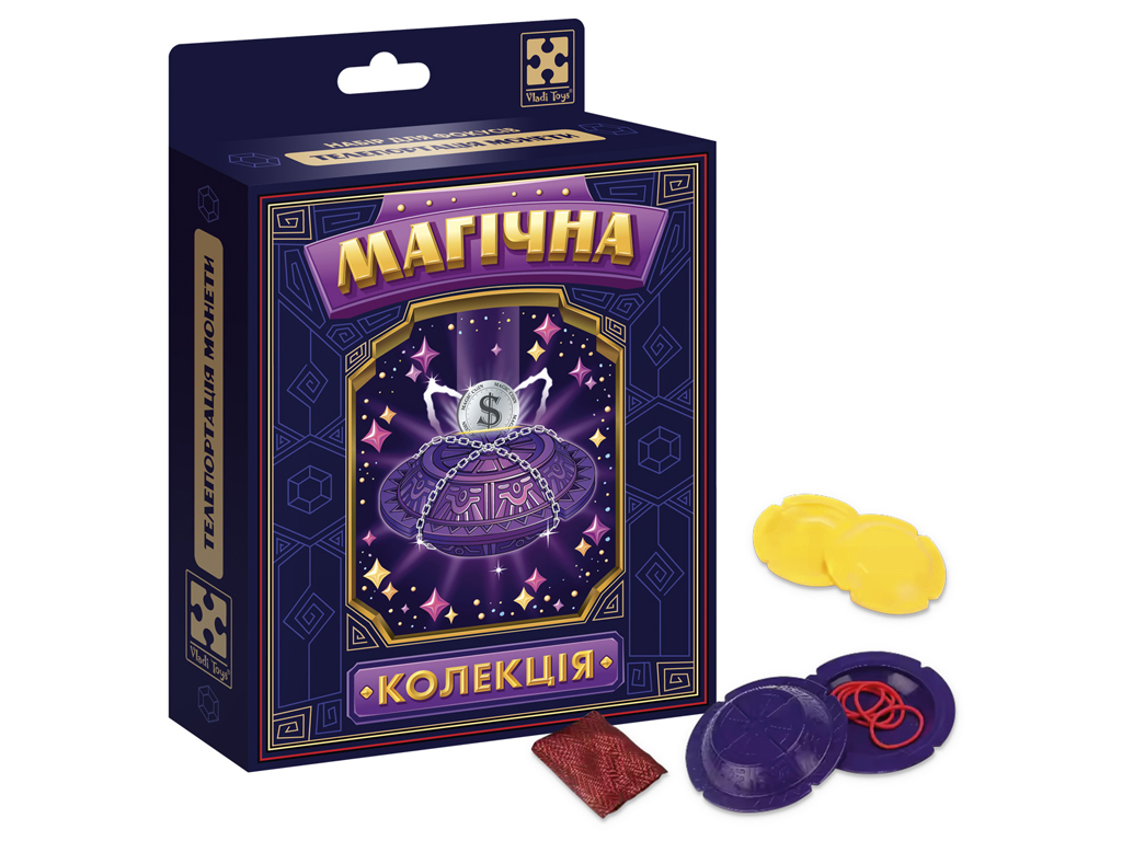 Набор для фокуса, Магическая коллекция, Телепортация монет, Vladi Toys VT6012-08