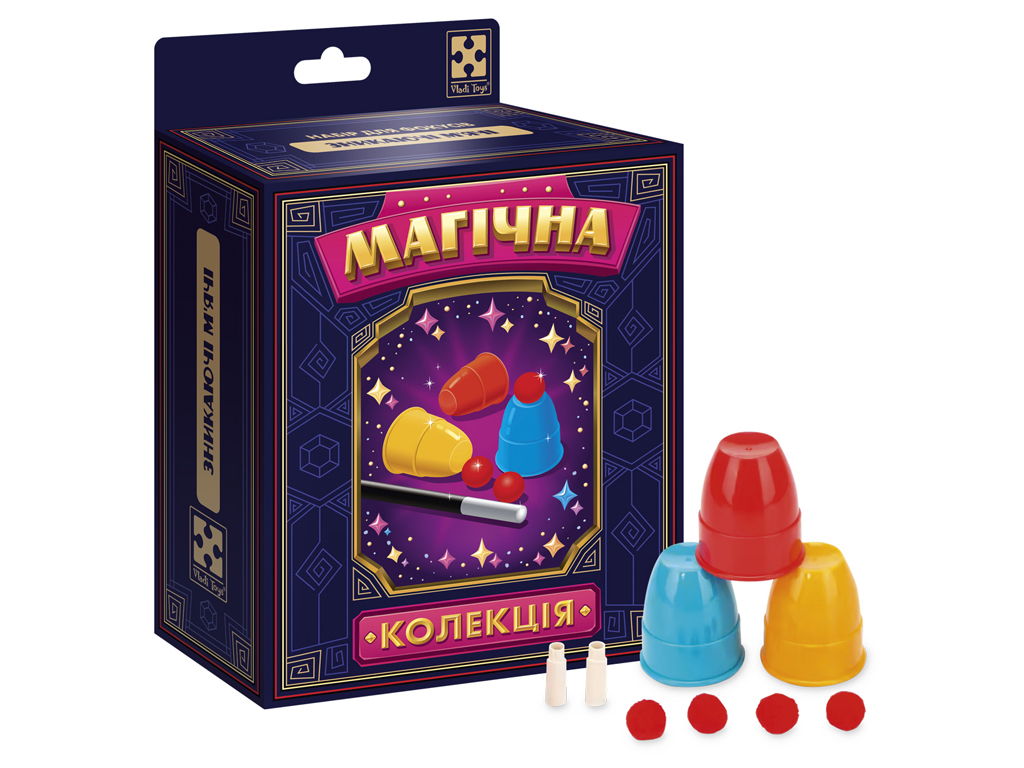 Набор для фокуса, Магическая коллекция, Исчезающие мячи, Vladi Toys VT6012-09