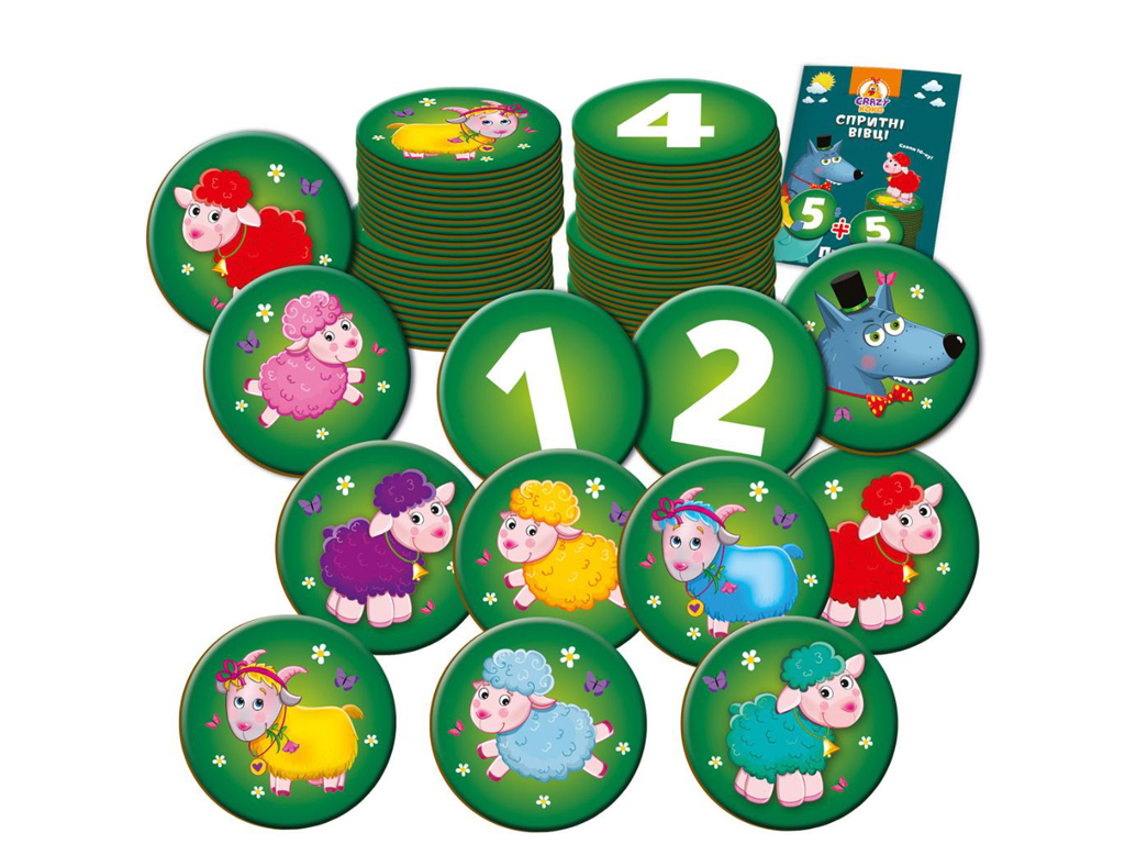 Игра настольная Ловкие овцы, схвати 10-ку, Vladi Toys