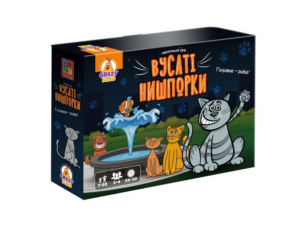 Игра настольная развлекательная Усатые рискалки, 2-4 игрока, маршрутная игра, Vladi Toys