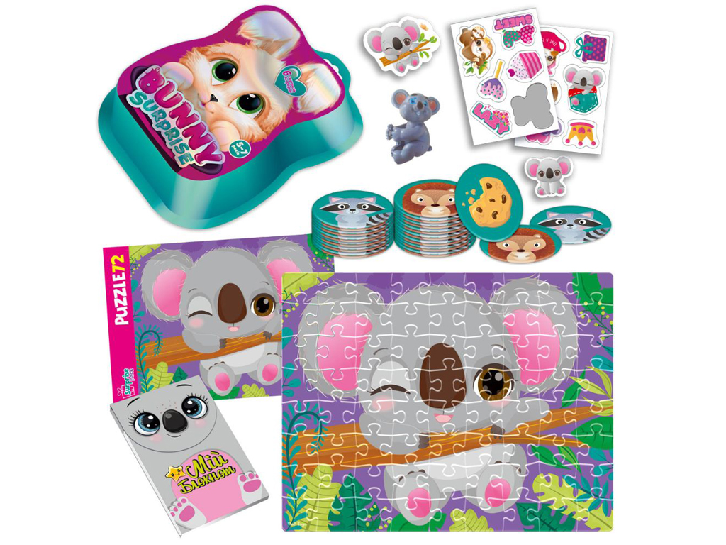 Набір для творчості із сюрпризами Bunny surprise, Темно-рожевий, Vladi Toys VT8080-12