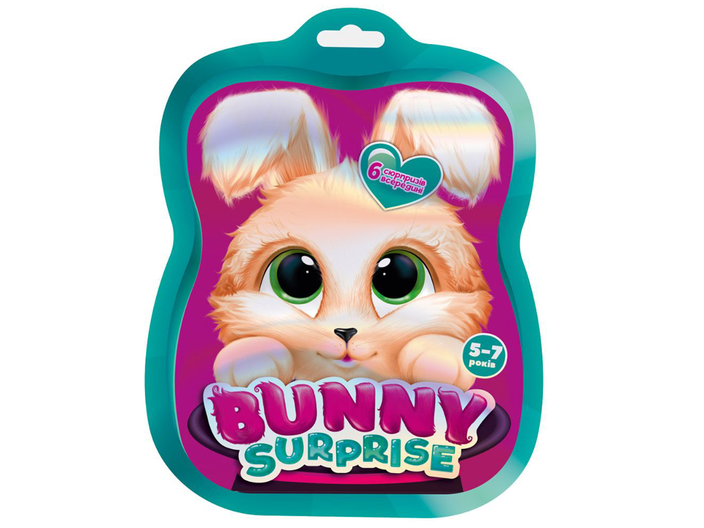 Набір для творчості із сюрпризами Bunny surprise, Темно-рожевий, Vladi Toys VT8080-12