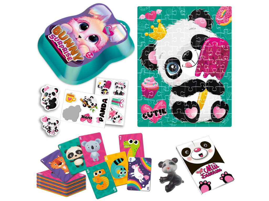 Набор для творчества с сюрпризами Bunny surprise, Фиолетовый, Vladi Toys VT8080-13