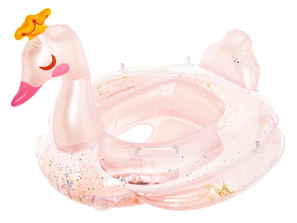 Надувной круг для плавания с сиденьем-страховкой Swan