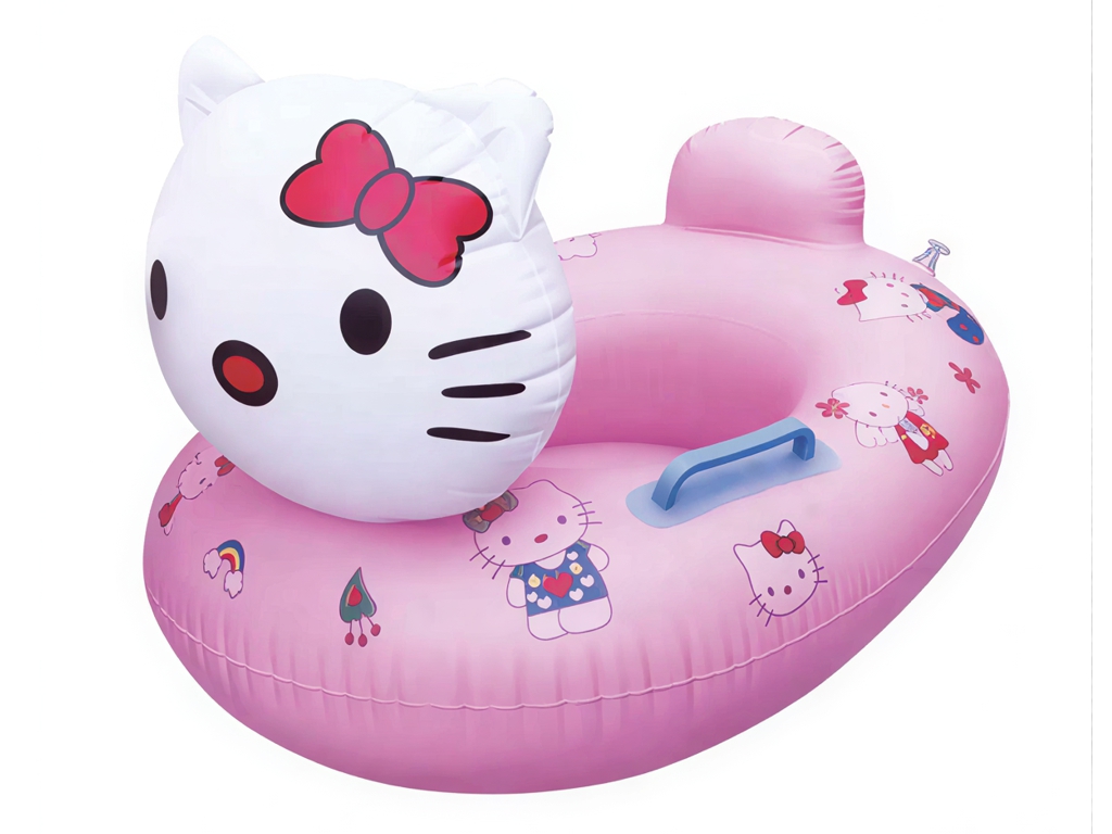 Круг надувной для плавания Hello Kitty, с сиденьем-страховкой