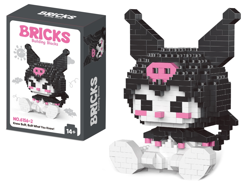 Конструктор фігурка Kuromi Bricks, 10 см, збірна модель
