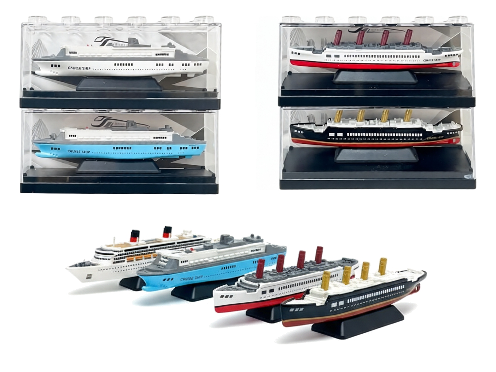 Модель корабля 1:64 круїзний лайнер, 16 см, 4 види (ціна за 1шт)