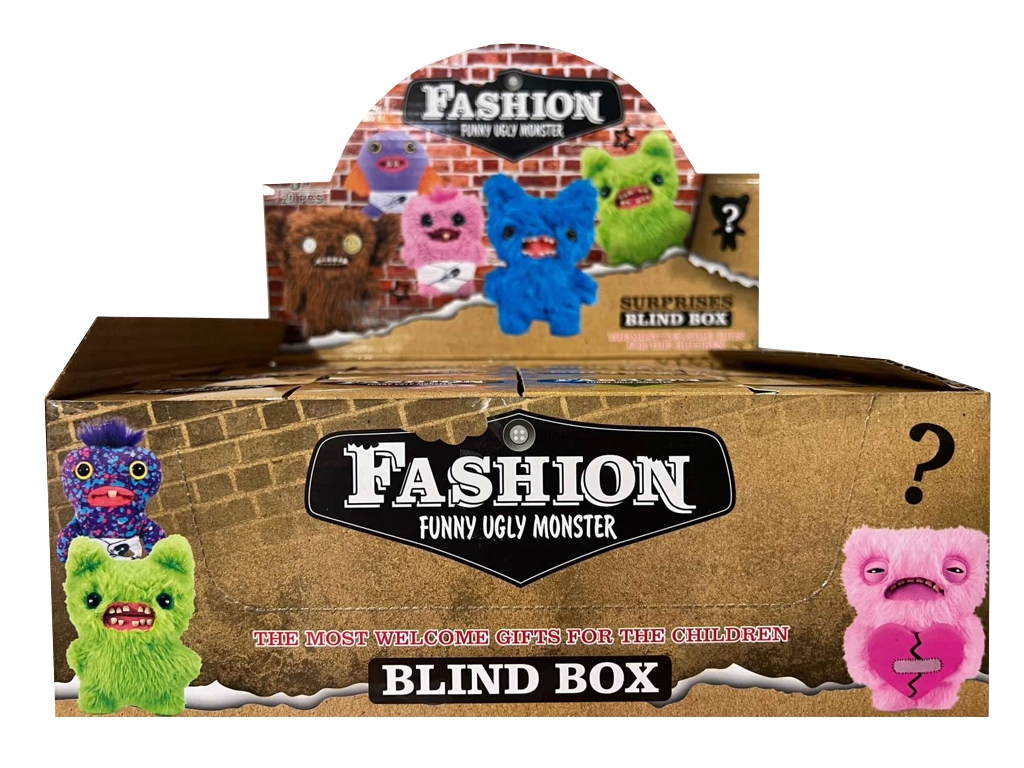 Игрушка сюрприз Blind Box Funny Ugly Monster, 10 см, коллекционная фигурка, (цена за 1шт)