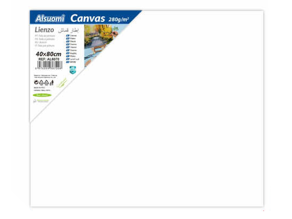 Холст на підрамнику Canvas 40x80 см, 280 г/м², бавовна