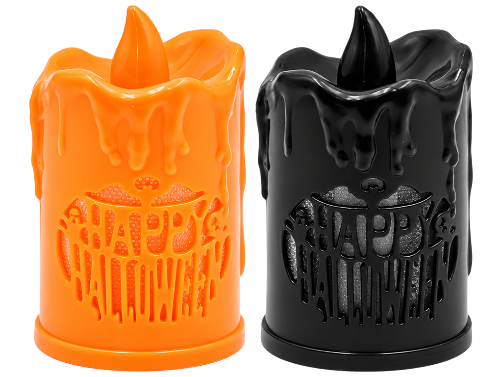 Декоративная LED-свеча Happy Halloween, 2 вида, цена за 1шт