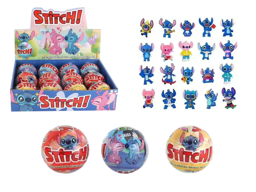 Шарик-сюрприз с фигуркой Stitch Surprise Ball, коллекционная серия, (цена за 1шт)