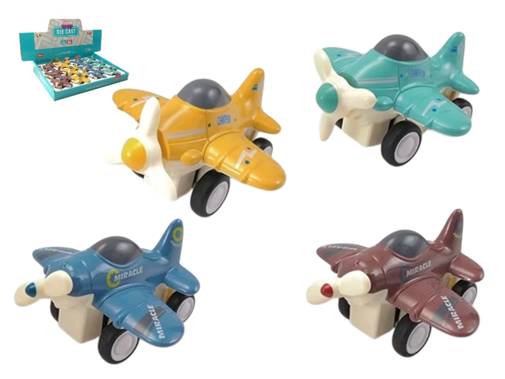 Самолет инерционный Die Cast, 7.5 см, микс видов (цена за 1шт)