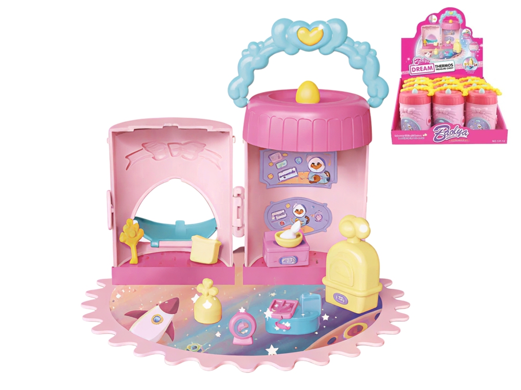 Игровой набор с аксессуарами Baolya Dream Thermos, 15 см, открывается