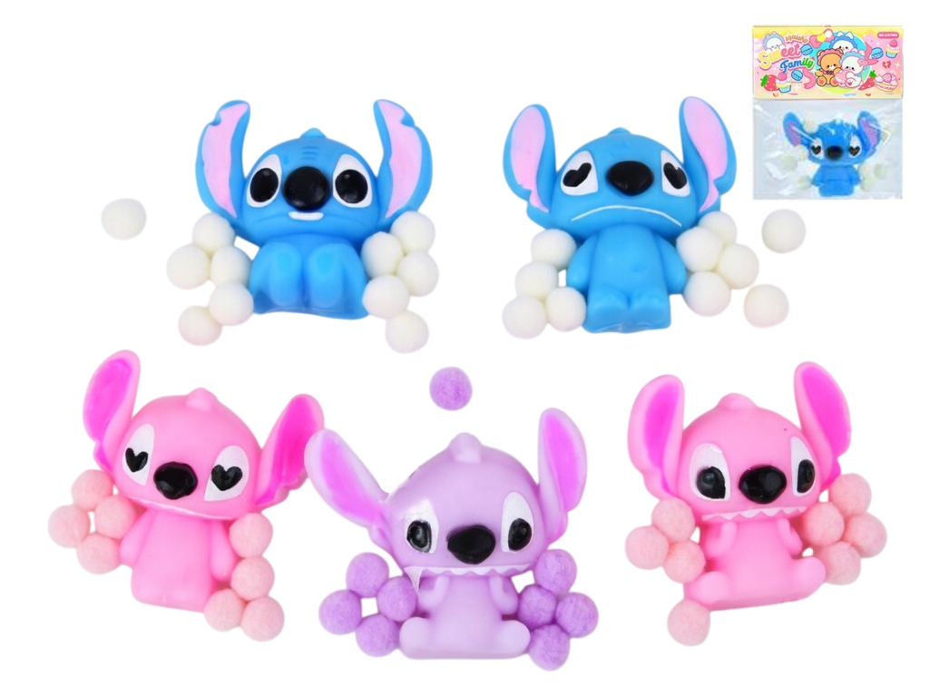 Игрушка антистресс Squishy зверушка 10 см, сжимается и тянется, с шариками, микс цветов