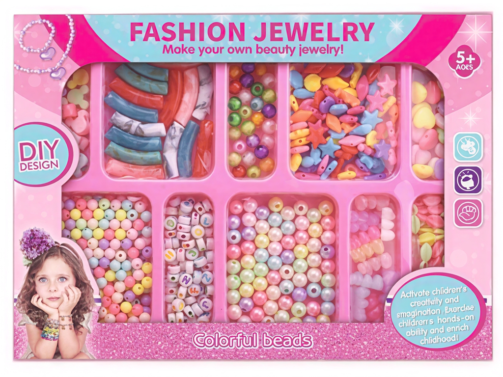 Набір для бісероплетіння DIY Fashion Jewelry, створення прикрас, 25 см