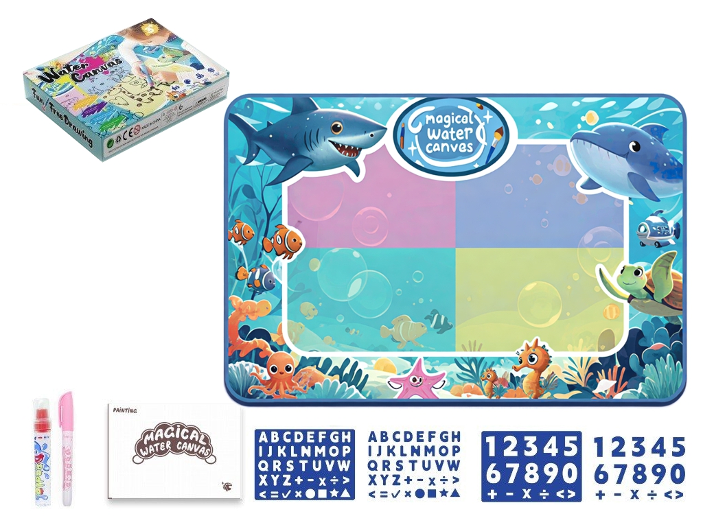 Коврик для рисования водой Magical Water Canvas, 80 см
