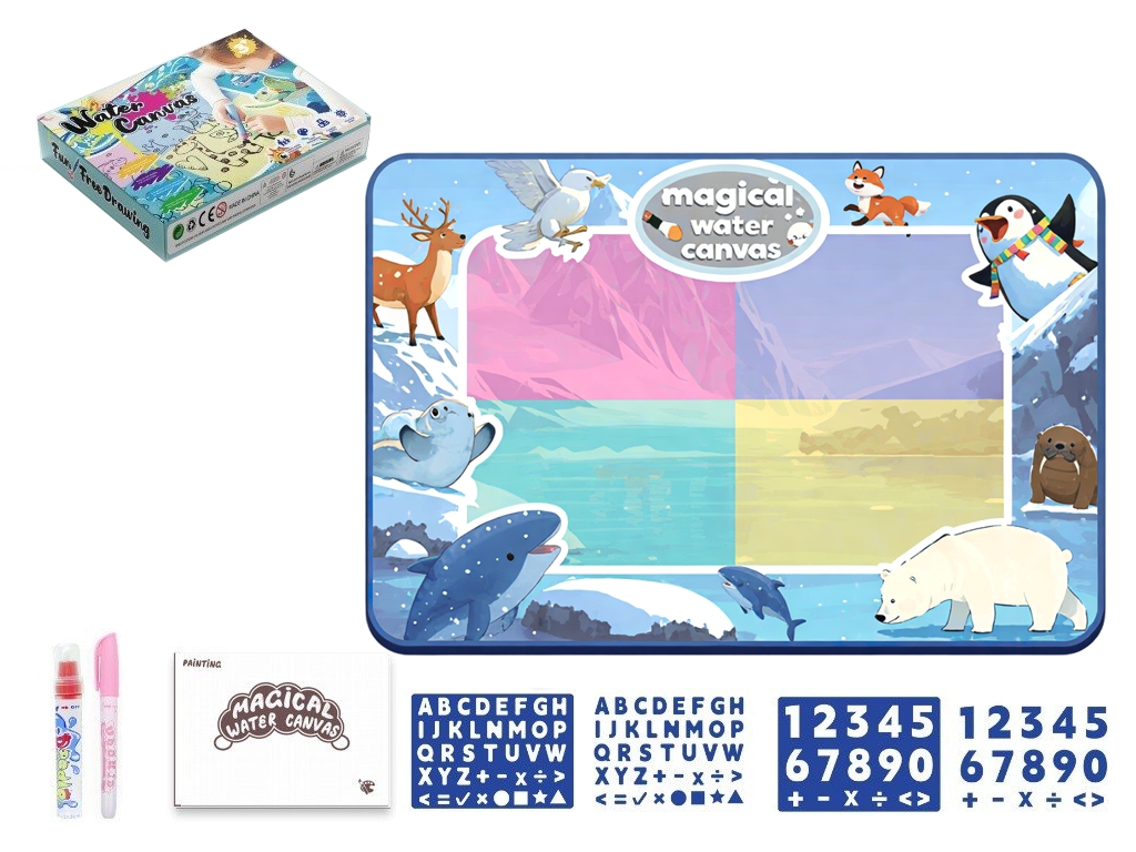 Коврик для рисования водой Magical Water Canvas, 80 см