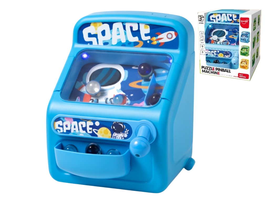 Гра пінбол зі світлом Pinball Machine Space 18,2 см, звук та світло
