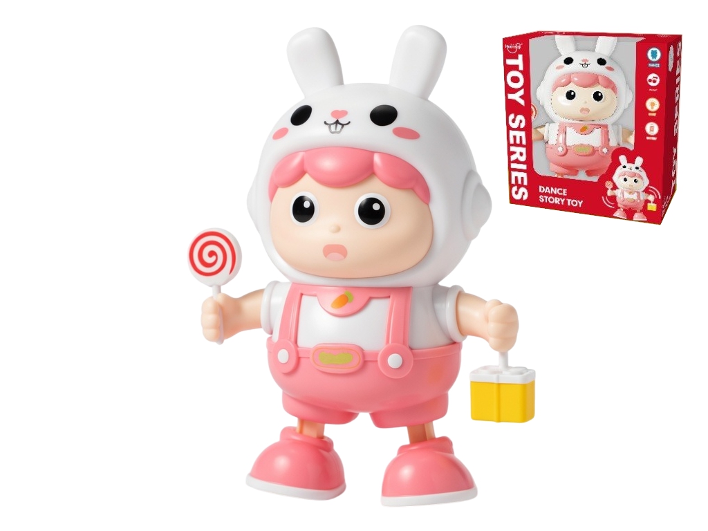 Іграшка музична Huanger Toy Series, 18 см, танцює та співає