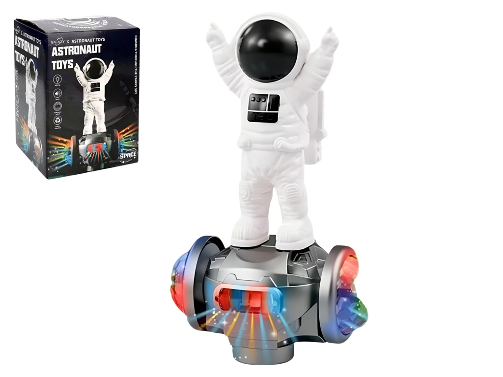 Игрушка интерактивная Astronaut 24 см, движущаяся и светящаяся, музыкальная