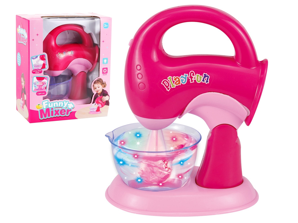 Игрушечный миксер со светом Funny Mixer, 18 см, вращение и подсветка