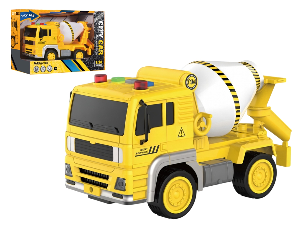 Автомиксер инерционный GC401 18,6 см, свет и звук, пластик