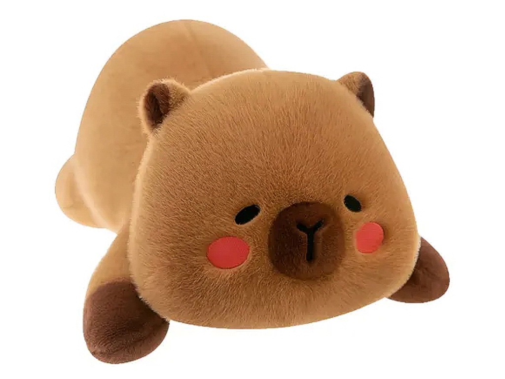 М'яка декоративна подушка Capybara, 53 см