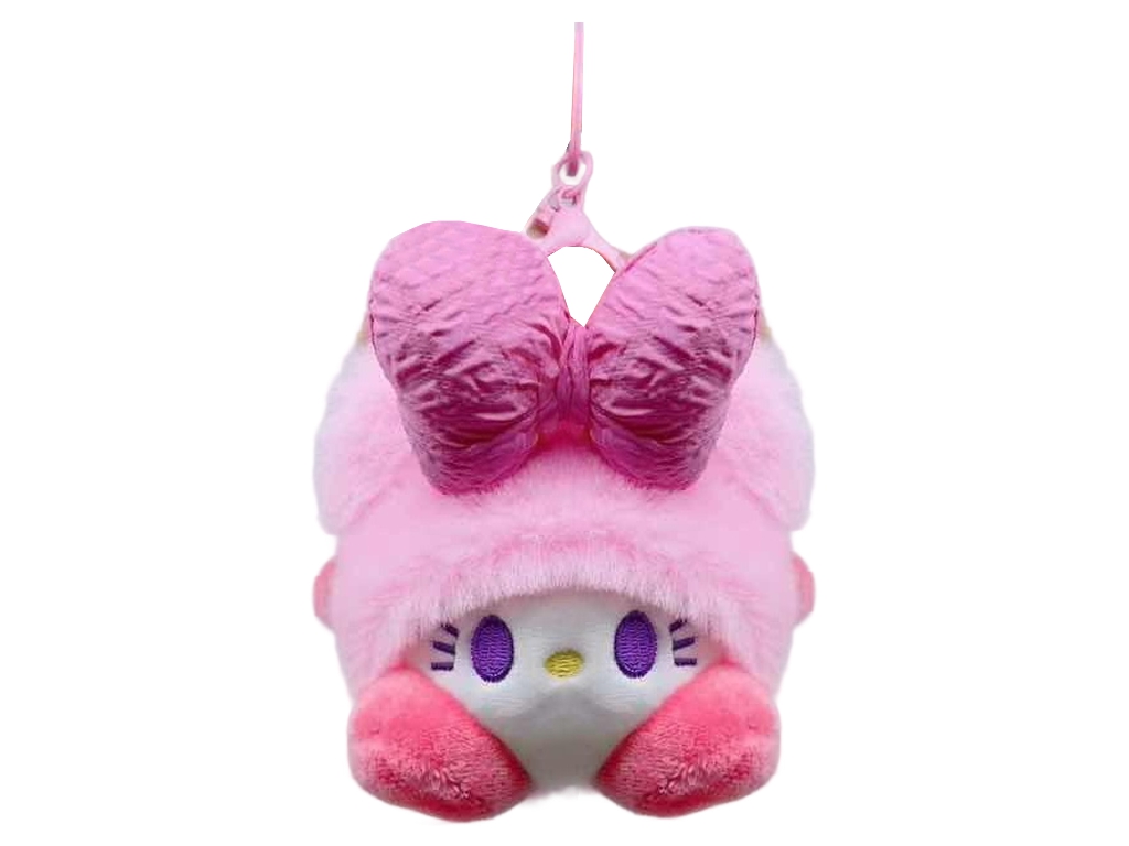 М'яка іграшка-брелок Kirby, 10 см, підвіска з петелькою