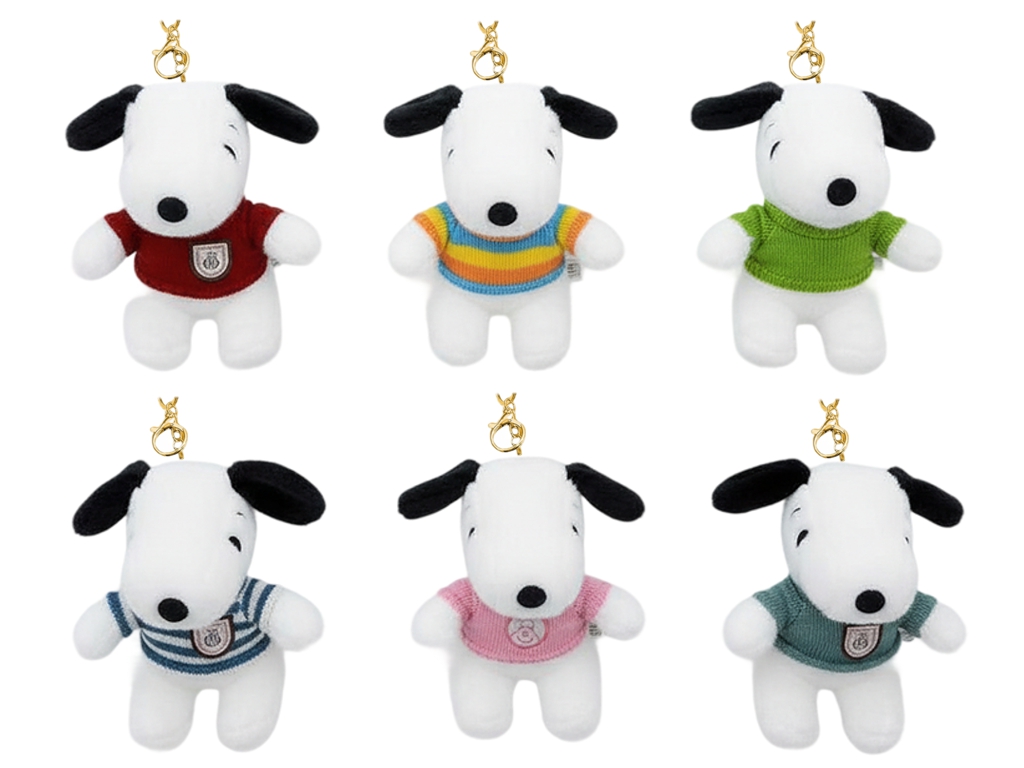 Брелок мягкая игрушка Snoopy в свитере, 22 см, подвесной аксессуар, микс видов (цена за 1шт)