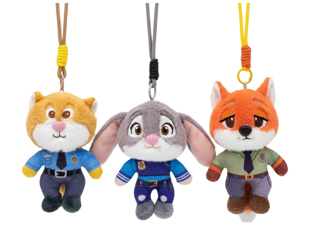 М’яка іграшка-брелок Зоополіс Zootopia, 15 см, мікс видів, ціна за 1шт