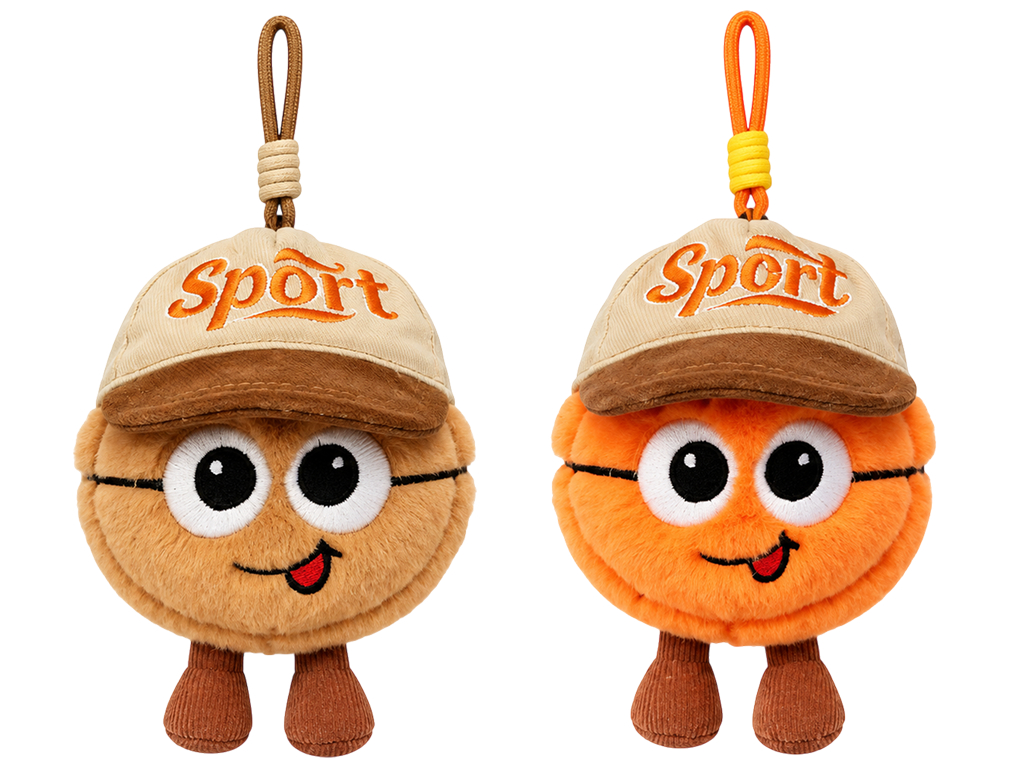 Мягкая игрушка-подвеска Мячик Sport, 10 см, 2 вида