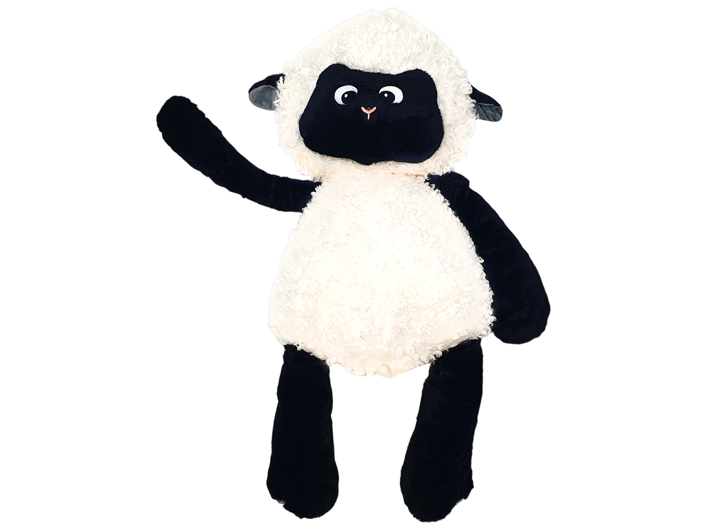 Мягкая игрушка Овечка Time Sheep, плюшевая, 55 см, 3 дизайна (цена за 1шт)