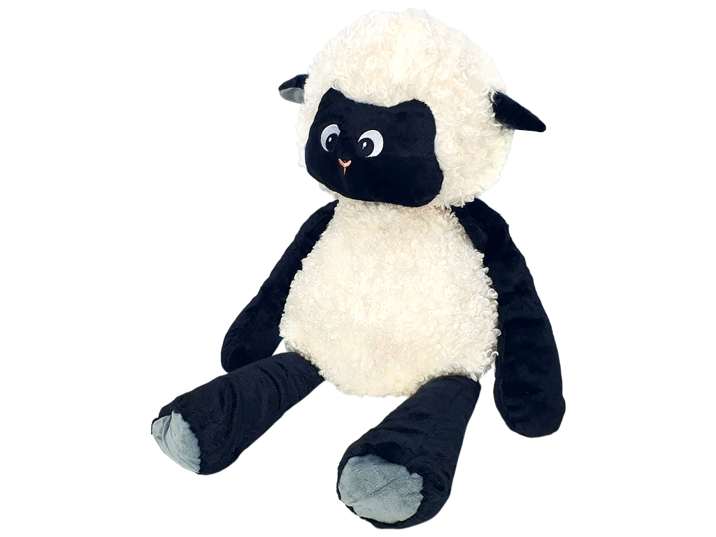 Мягкая игрушка Овечка Time Sheep, плюшевая, 55 см, 3 дизайна (цена за 1шт)