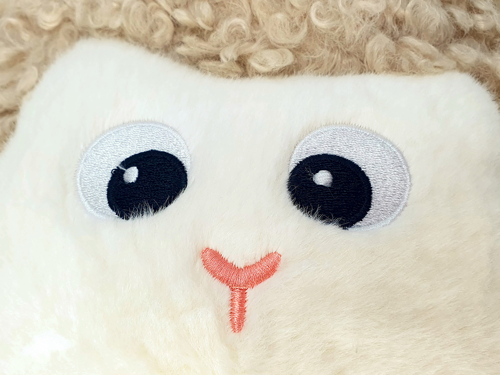 Мягкая игрушка Овечка Time Sheep, плюшевая, 55 см, 3 дизайна (цена за 1шт)