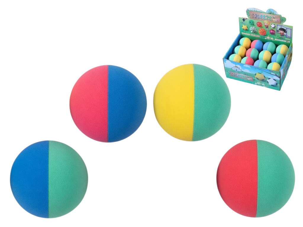 Антистрес-м’ячик Squeeze Toy XW029, кольоровий дизайн, мікс видів
