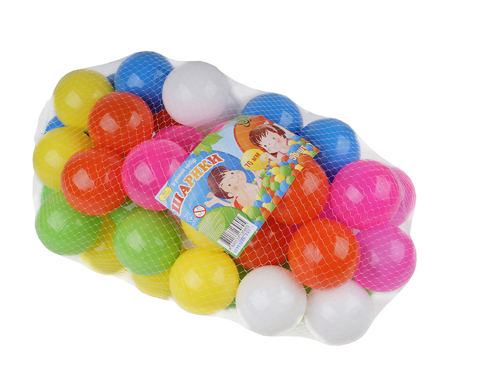 Набір кульок Середніх 50 шт. діаметр 7 см. M.Toys 16210