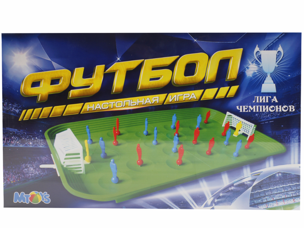 Настільна гра Футбол на пружинах. Ліга чемпіонів. M.Toys F0002