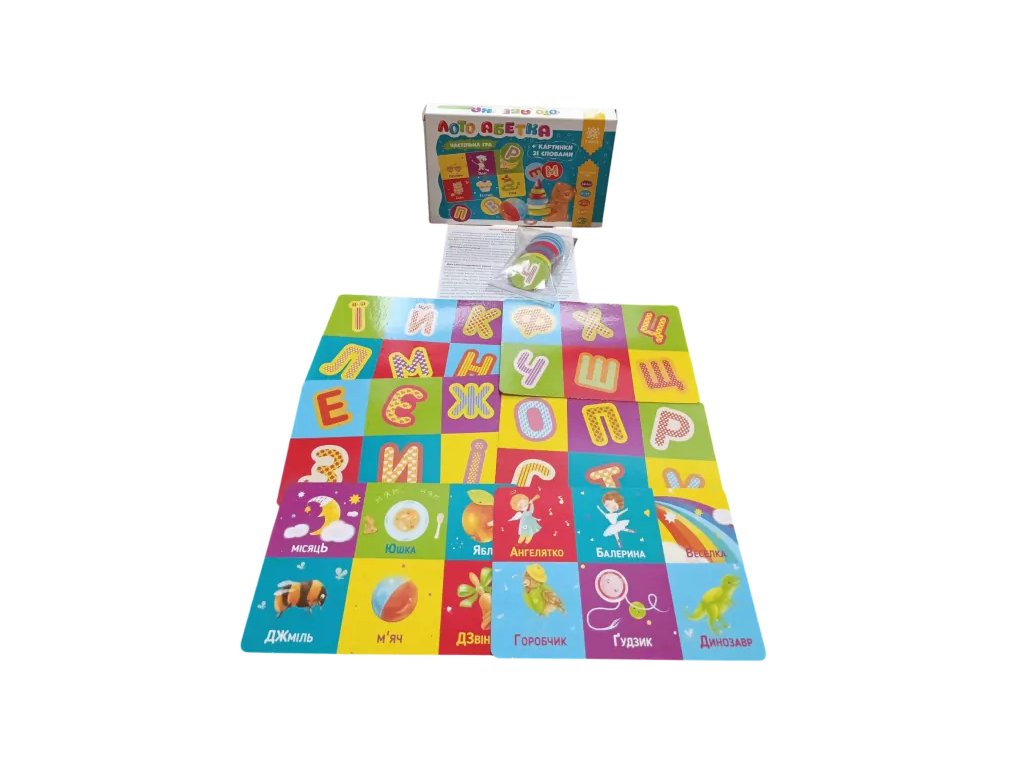 Игра Лото Алфавит + картинки со словами, ZIRKA 435572