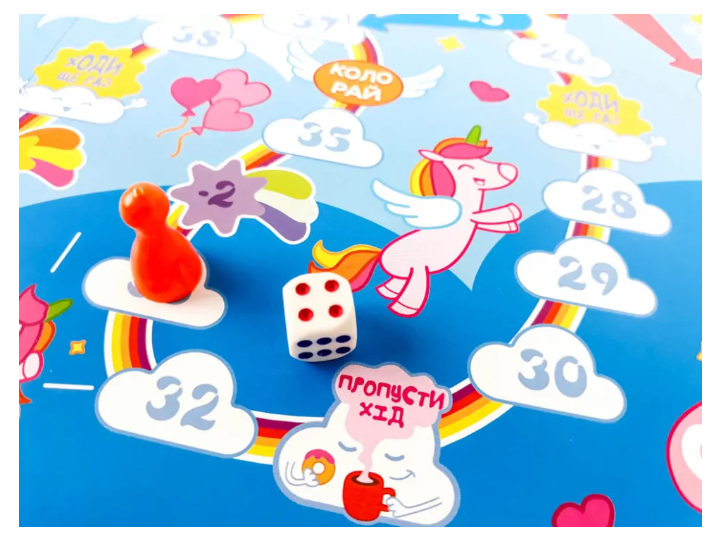 Настольная игра "Колорай", ходилка, 5+, ZIRKA