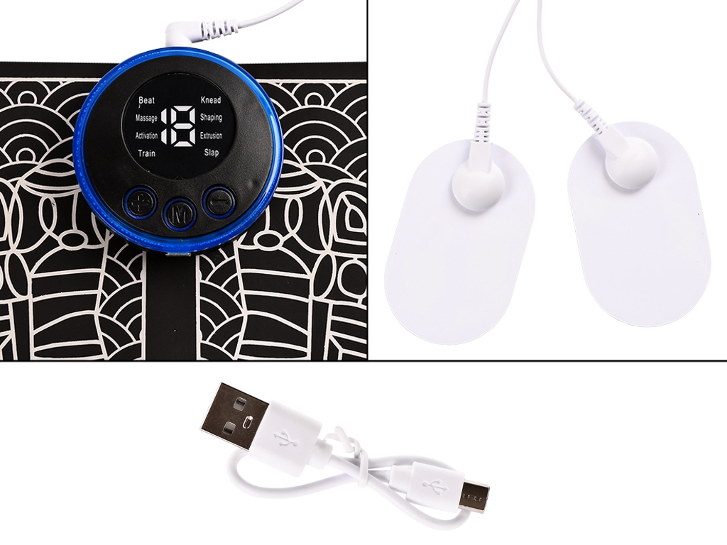 Коврик-массажер для ног USB акупунктурный 32х14х0.3см, R100147