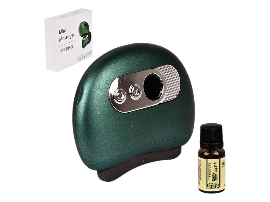 Массажер для лица и шеи USB со скребком гуаша Thin Face 16 см, R100163