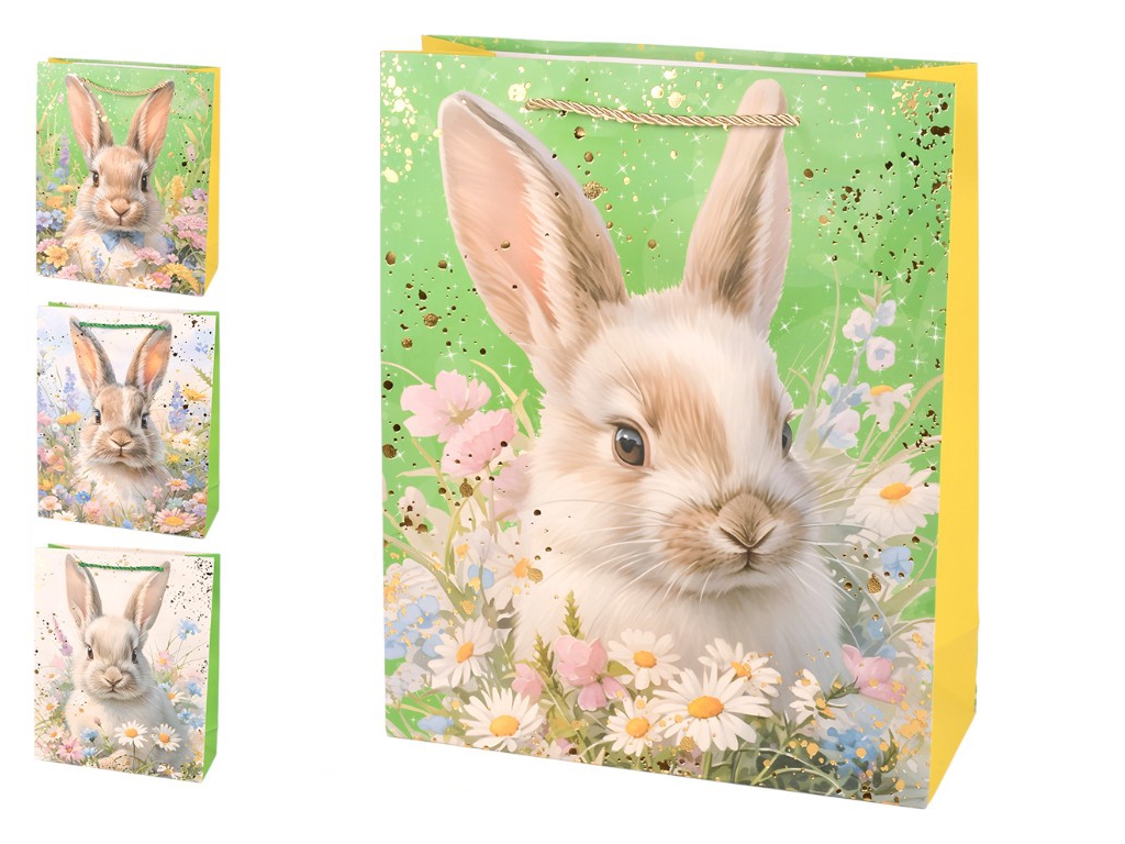 Пакет подарунковий паперовий L Rabbit 30х41.5х12см, R34563-L