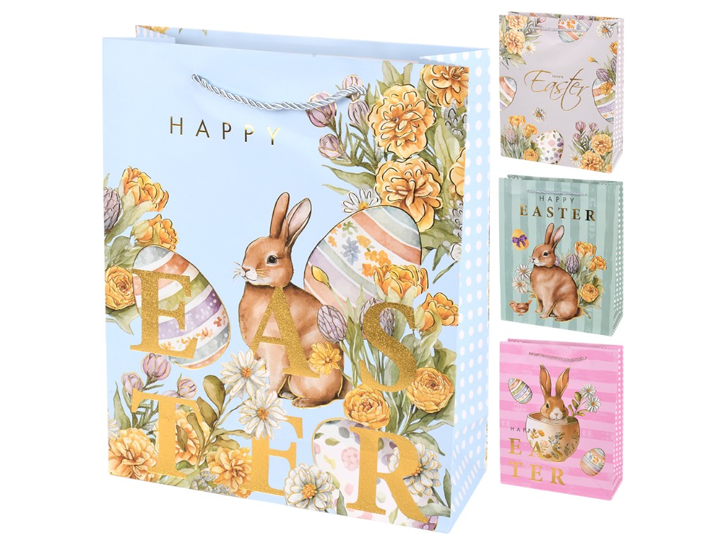 Пакет подарочный бумажный L "Easter" 30х41.5х12см, R34566-L