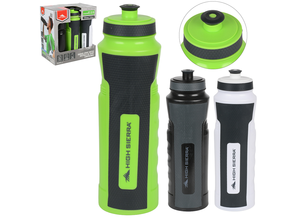 Бутылка-поилка Sport, 1 л, пластик, R42041