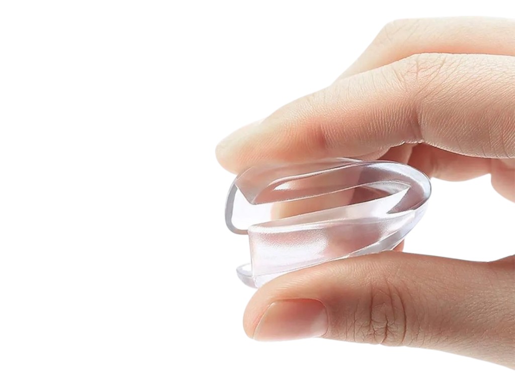 Накладки на кути кутові 4×4 см, прозорі ПВХ, набір 4 шт, R94787